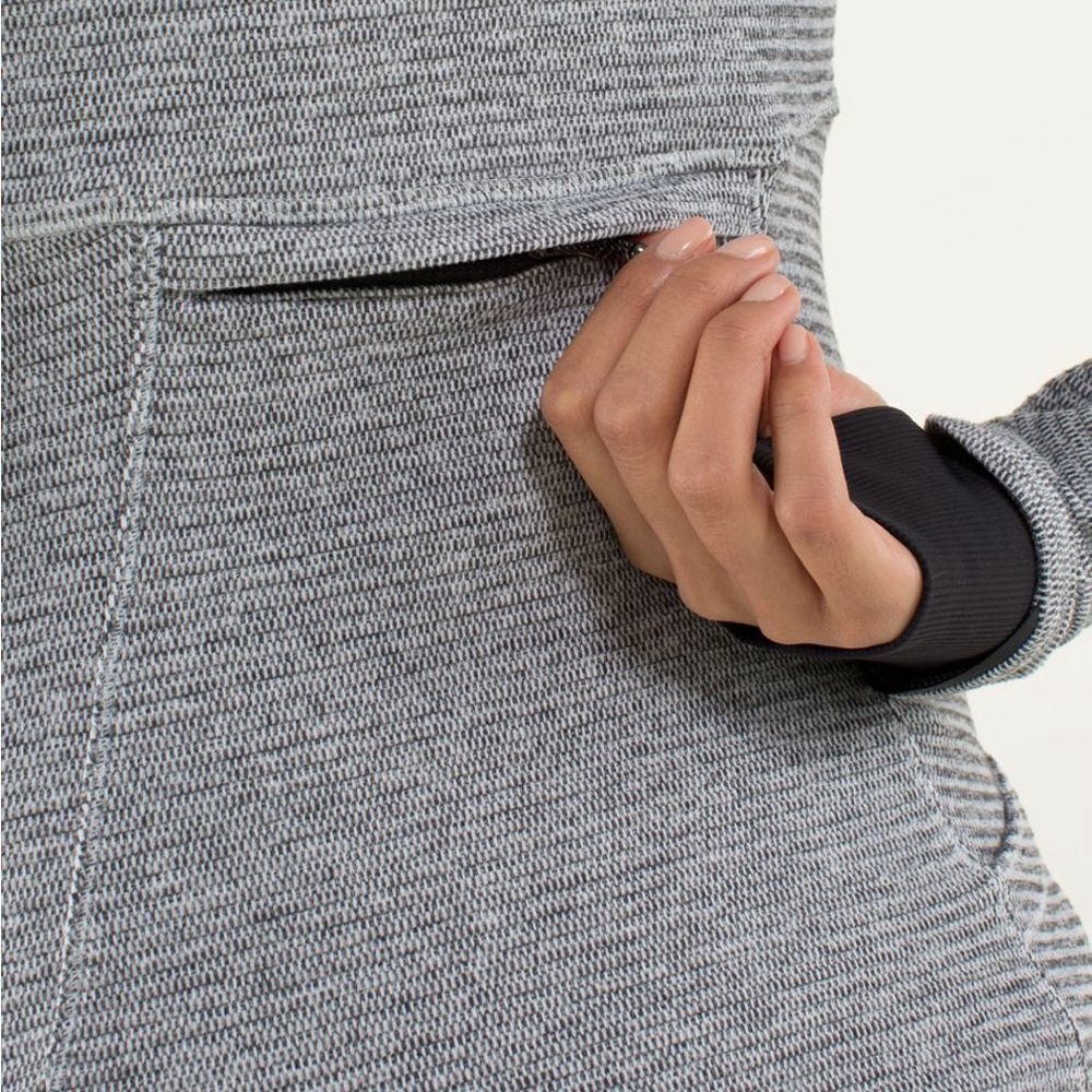 lululemon athletica Gray Long-Sleeve Half-Zip Pullover - Picture 6 of 13